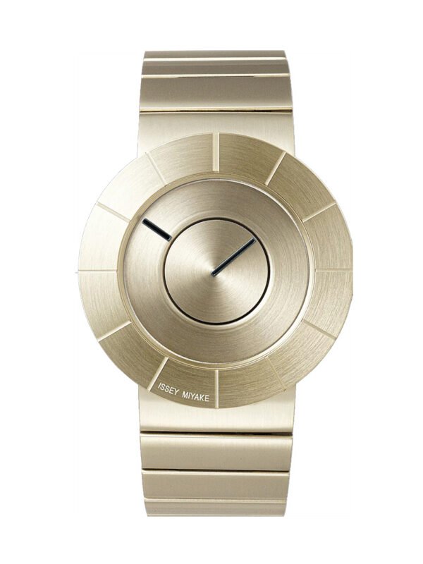 三宅一生 ISSEY MIYAKE 吉岡德仁 Tokujin Yoshioka TO系列錶款-淡金色 NY0N005 / VJ20-0010K 錶徑38MM