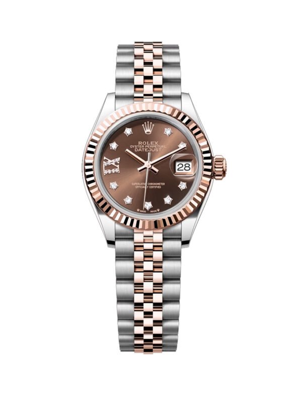 勞力士 279171 ROLEX 玫瑰金五珠帶 9點鐘IX鑽 28mm